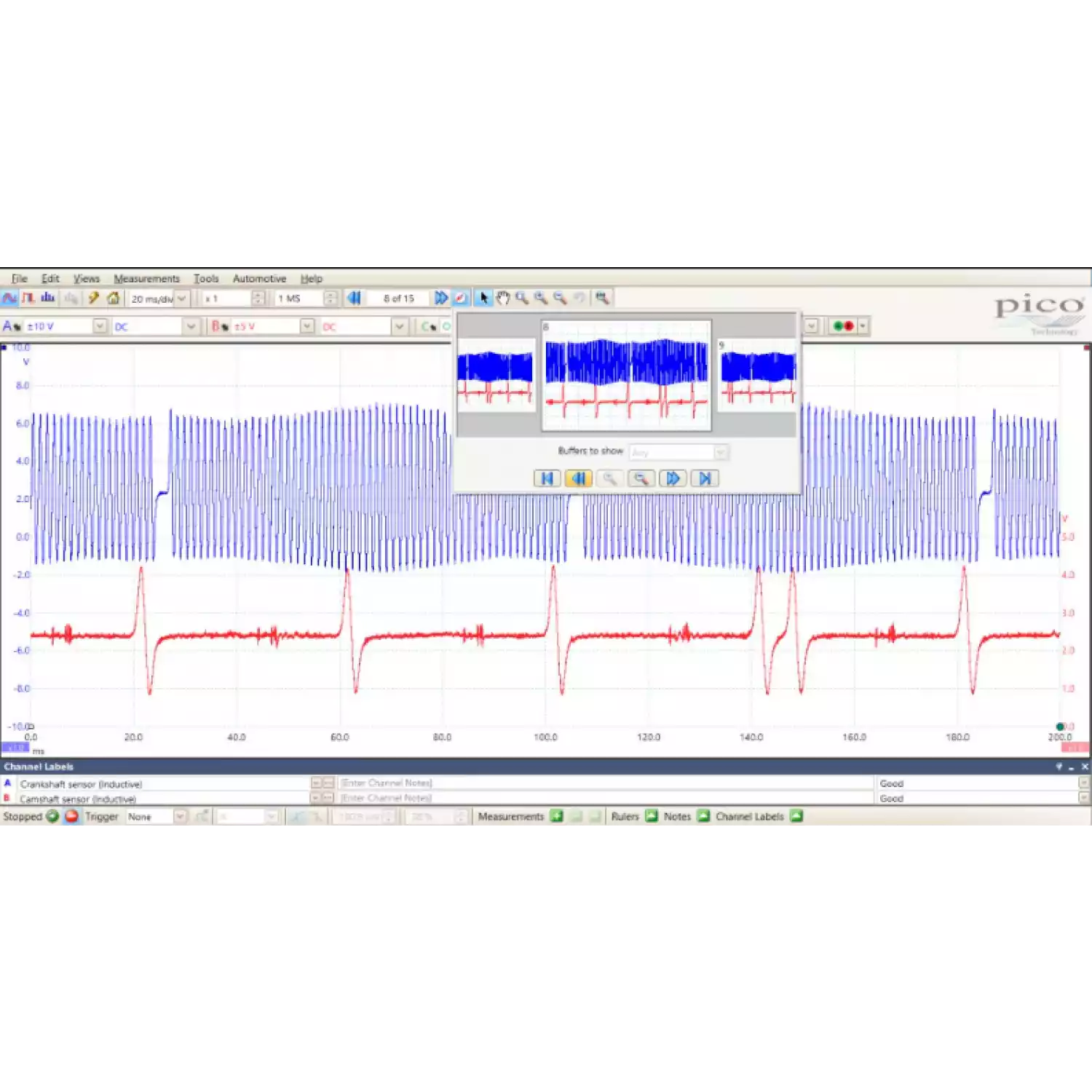 Осциллограф-автомобильный PicoScope 4425 Advanced Kit PP925 - 4