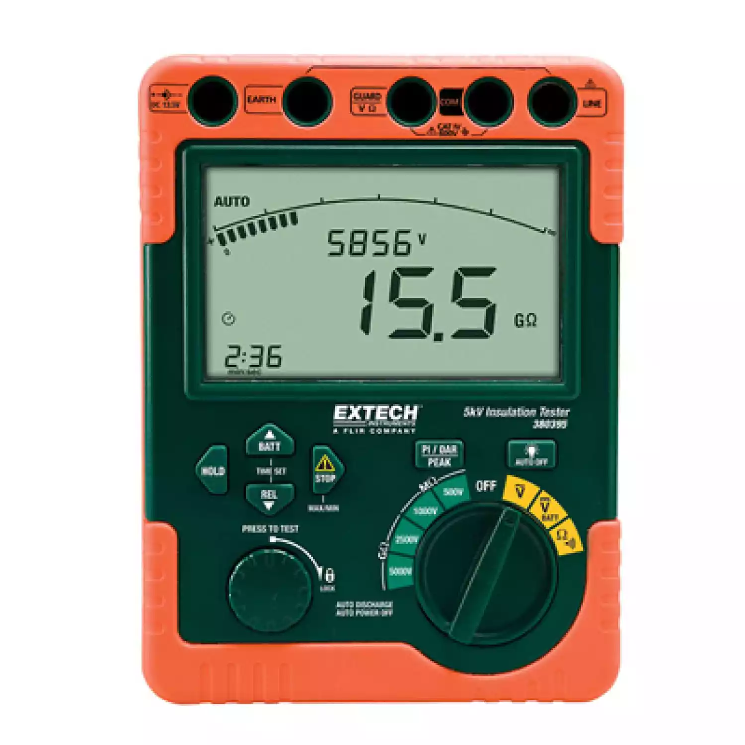 Цифровой высоковольтный тестер изоляции Extech 380396 - 1