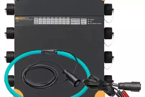 Комплект — регистратор электроэнергии Fluke 1760 Basic с токоизмерительным датчиком Fluke TPS FLEX 24-TF-II и тестером-пробником напряжения Fluke EP2083A