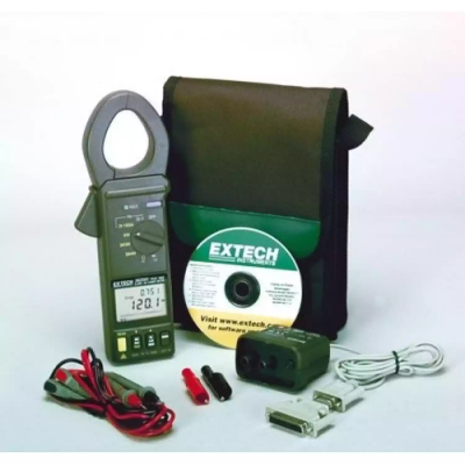 Регистратор True RMS Extech 382068 1000А на базе токоизмерительных клещей - 1