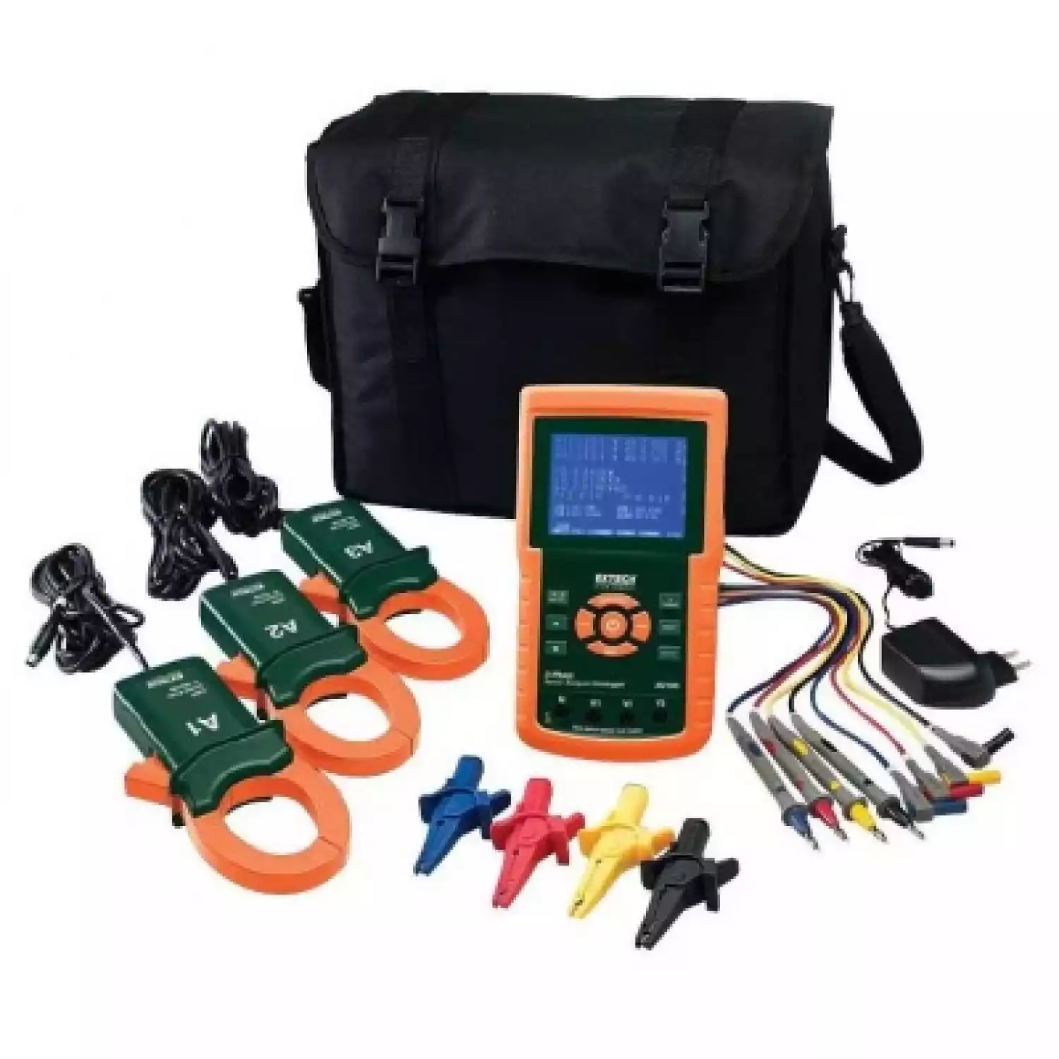 Трехфазный анализатор мощности/регистратор данных на 1200А Extech 382100 - 1