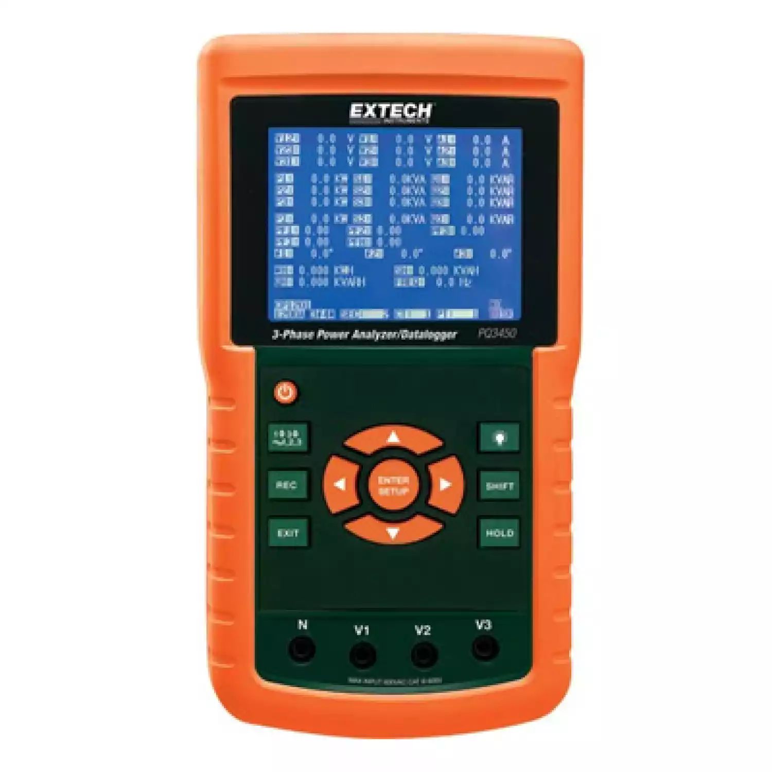 Трехфазный анализатор мощности/регистратор данных Extech PQ3470 - 1