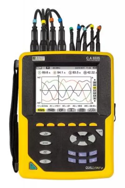 C.A 8335 QUALISTAR PLUS+AmpFlex800 — анализатор параметров электросетей, качества и количества электроэнергии - 3