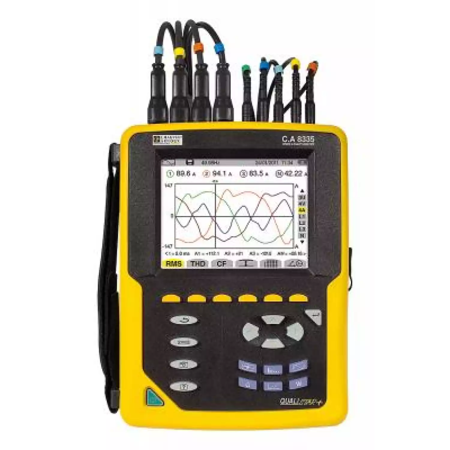 C.A 8335 QUALISTAR PLUS+ клещи MN93A — анализатор параметров электросетей, качества и количества электроэнергии - 3