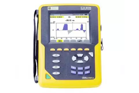 C.A 8336 QUALISTAR PLUS+MN93A — анализатор параметров электросетей, качества и количества электроэнергии (с клещами MN93A)
