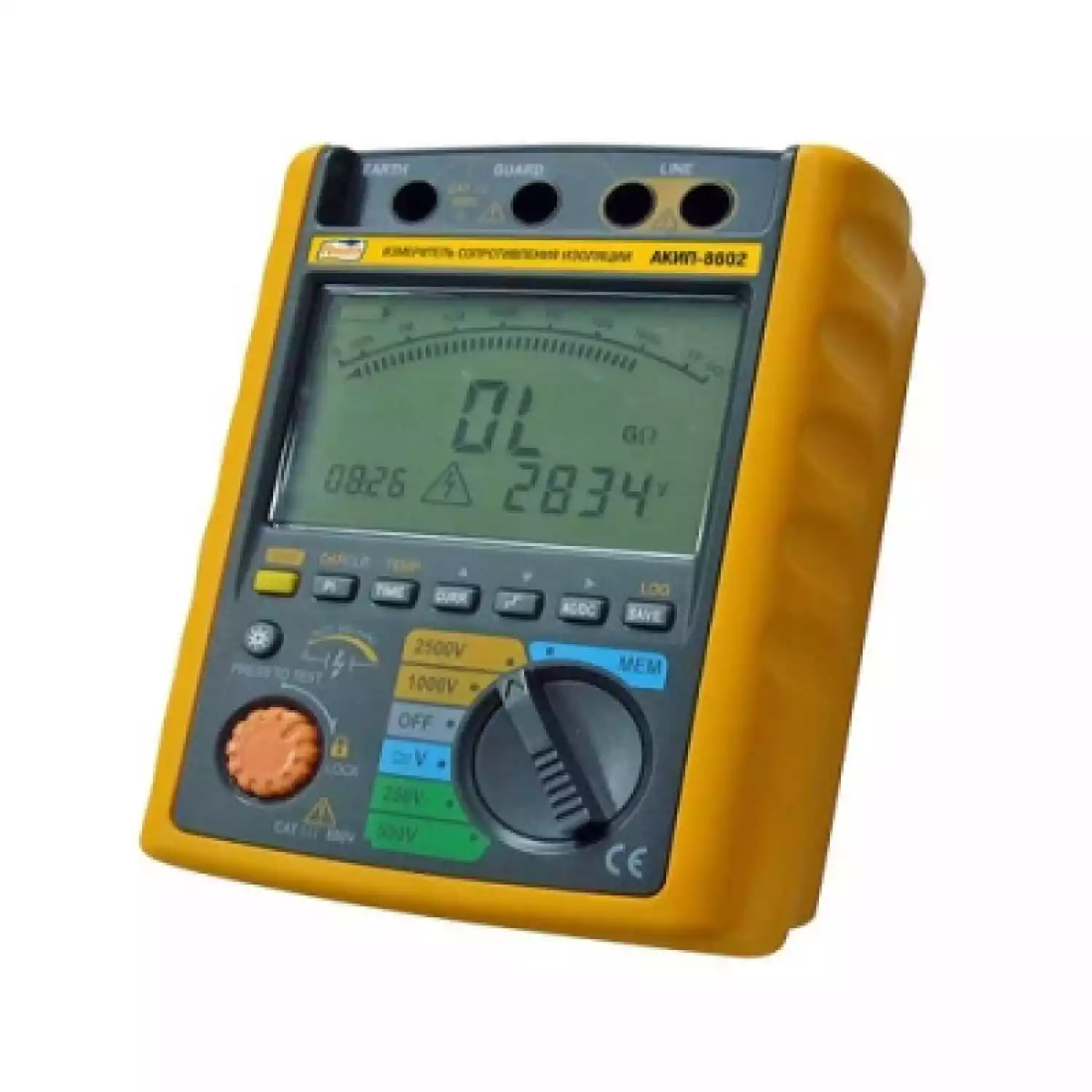Измерители сопротивления изоляции (мегаомметр) АКИП-8602 - 1