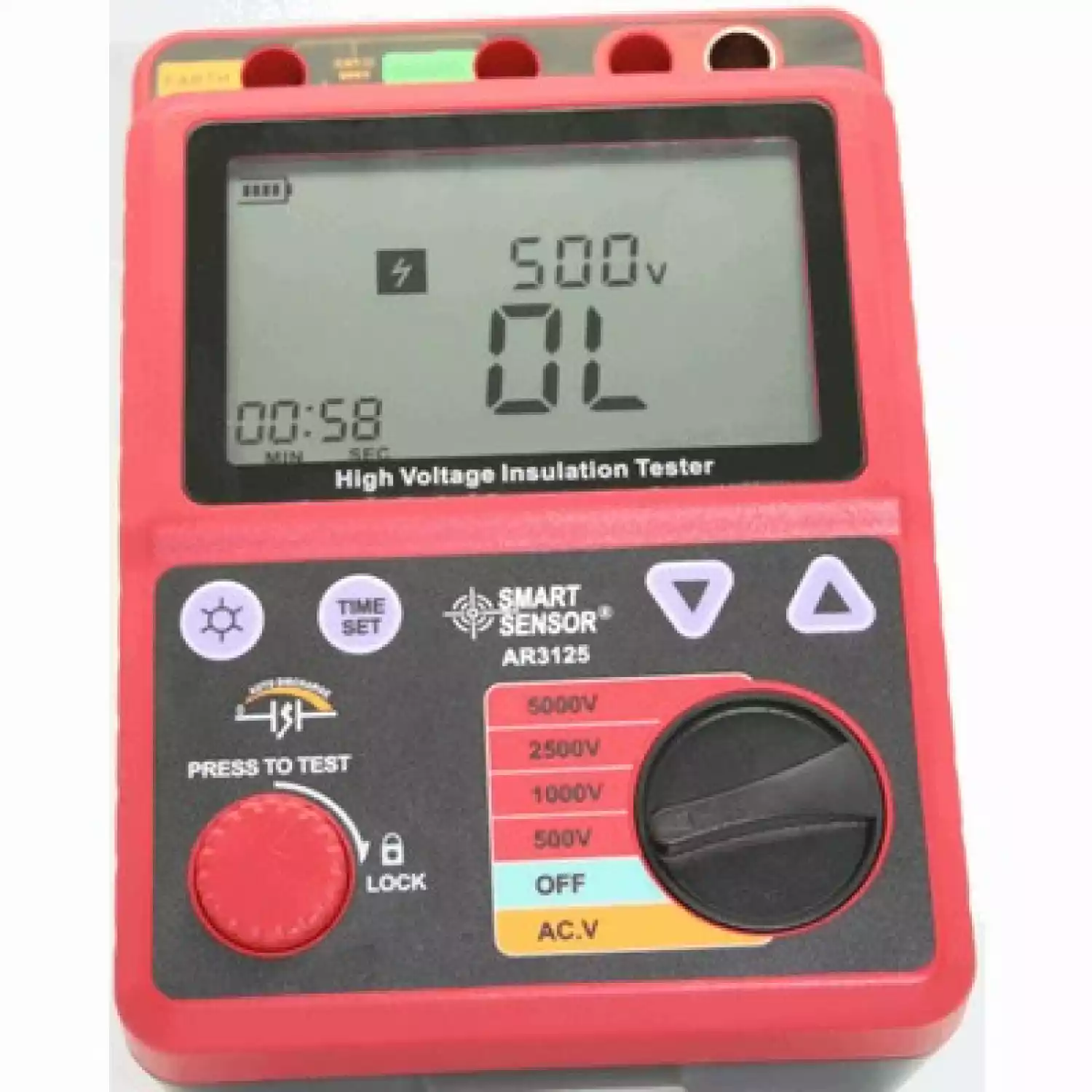 Тестер сопротивления изоляции AR3125 - 1