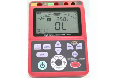 Тестер сопротивления изоляции AR3127