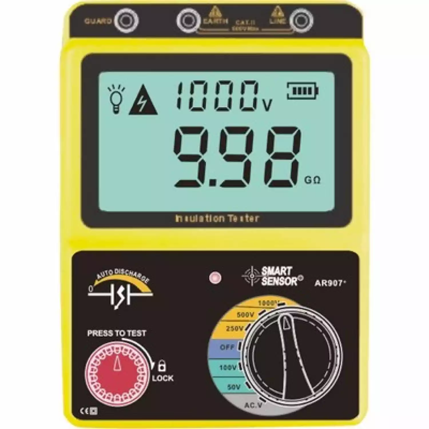 Тестер сопротивления изоляции AR907+ - 1