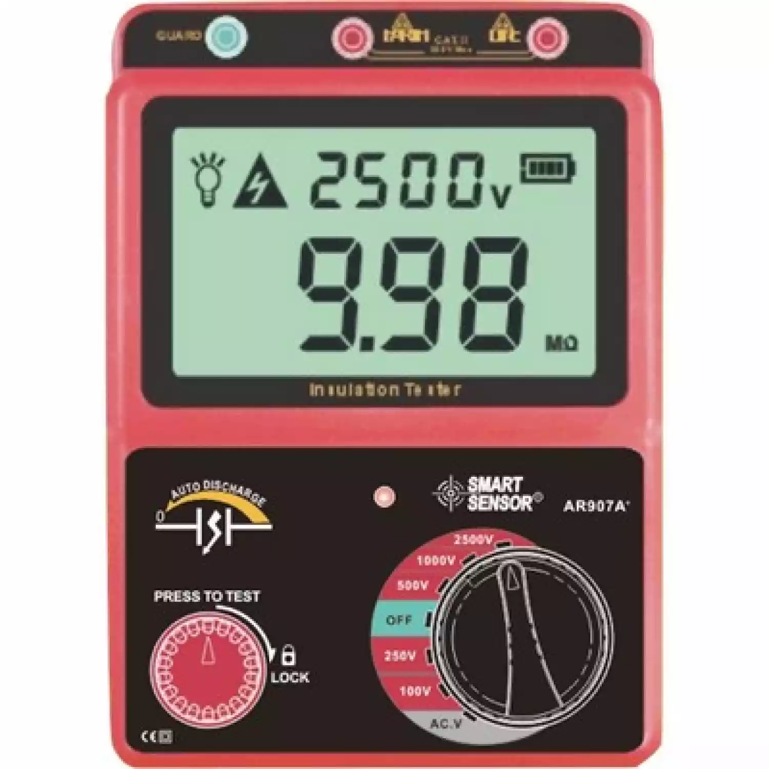 Тестер сопротивления изоляции AR907A+ - 1