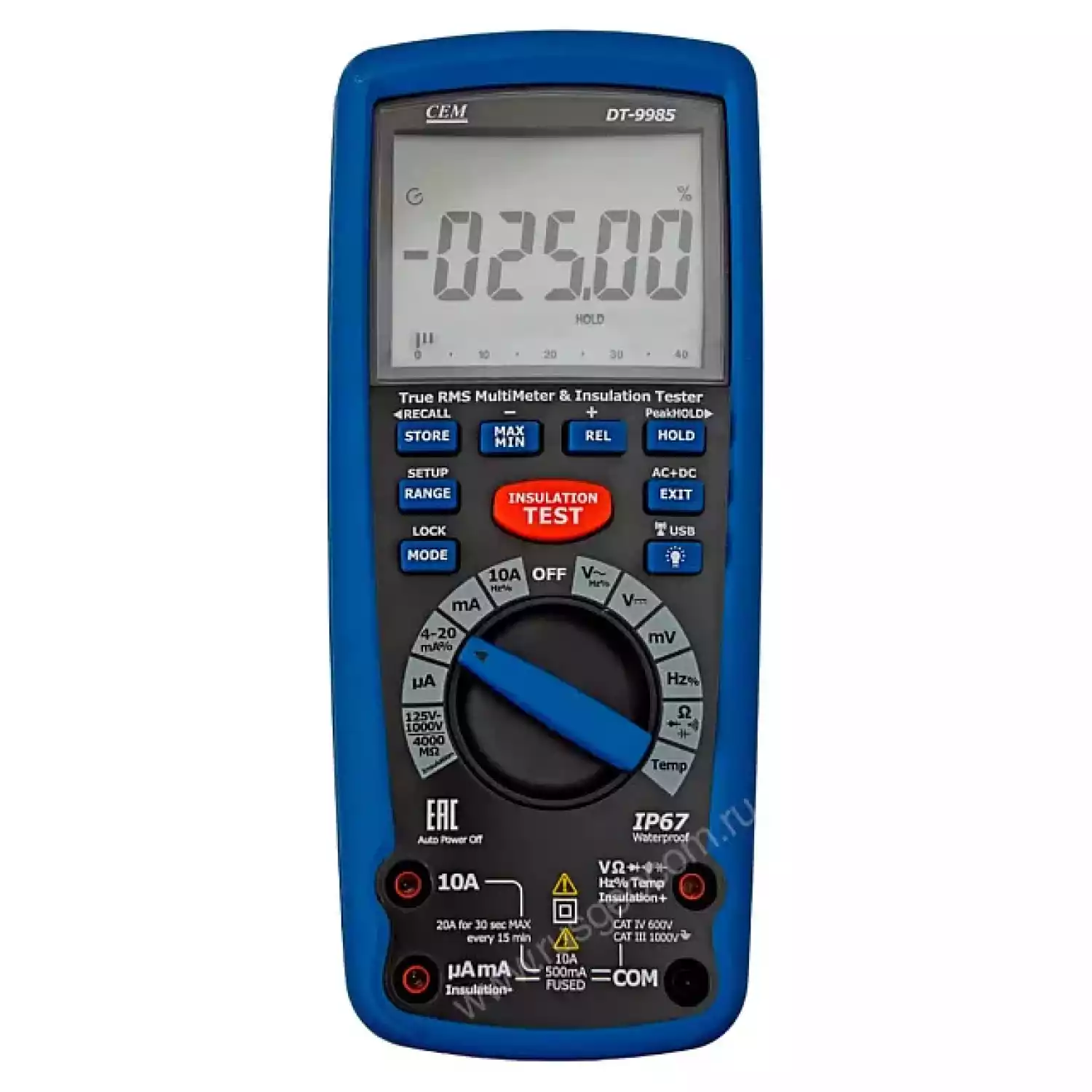 Мегаомметр CEM DT-9985 - 1