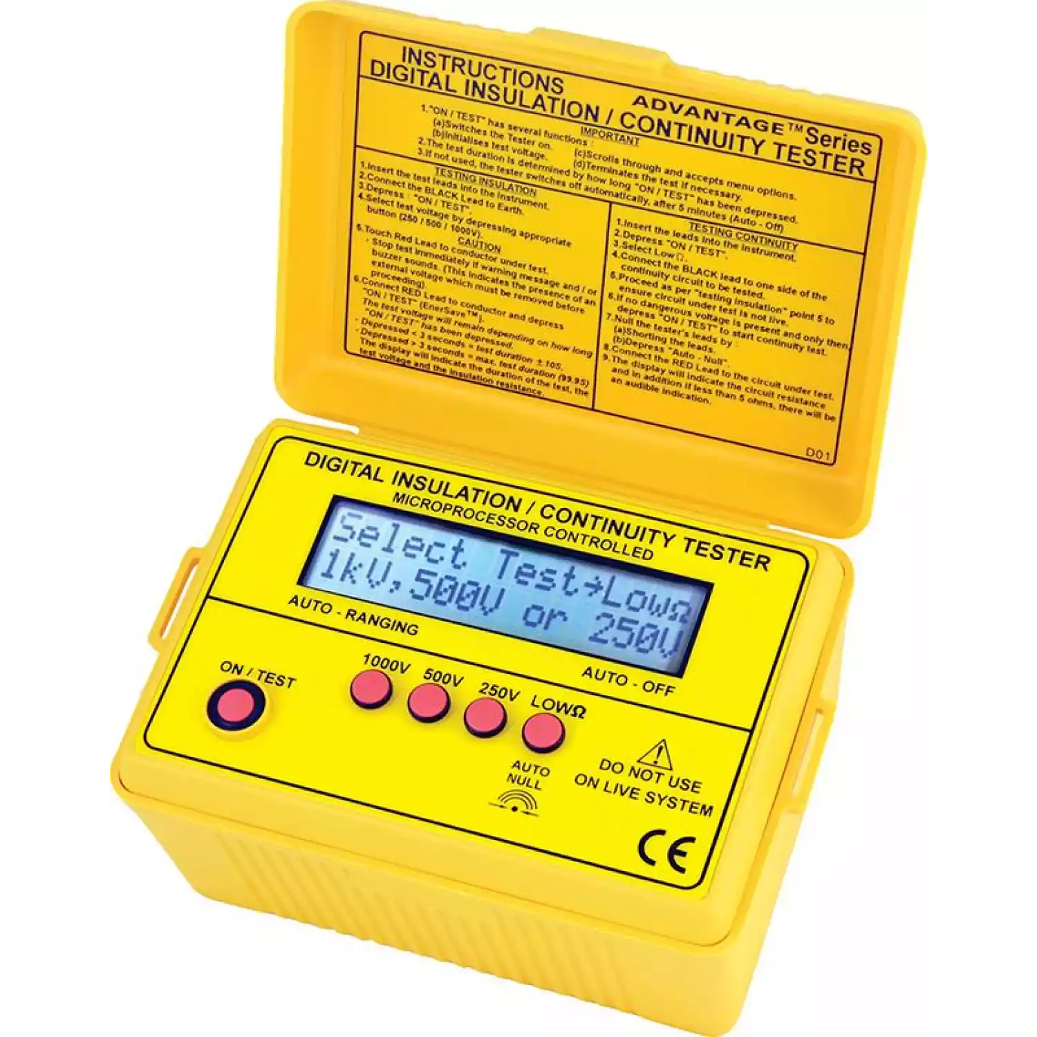 Цифровой измеритель сопротивления изоляции SEW 2804 IN - 1