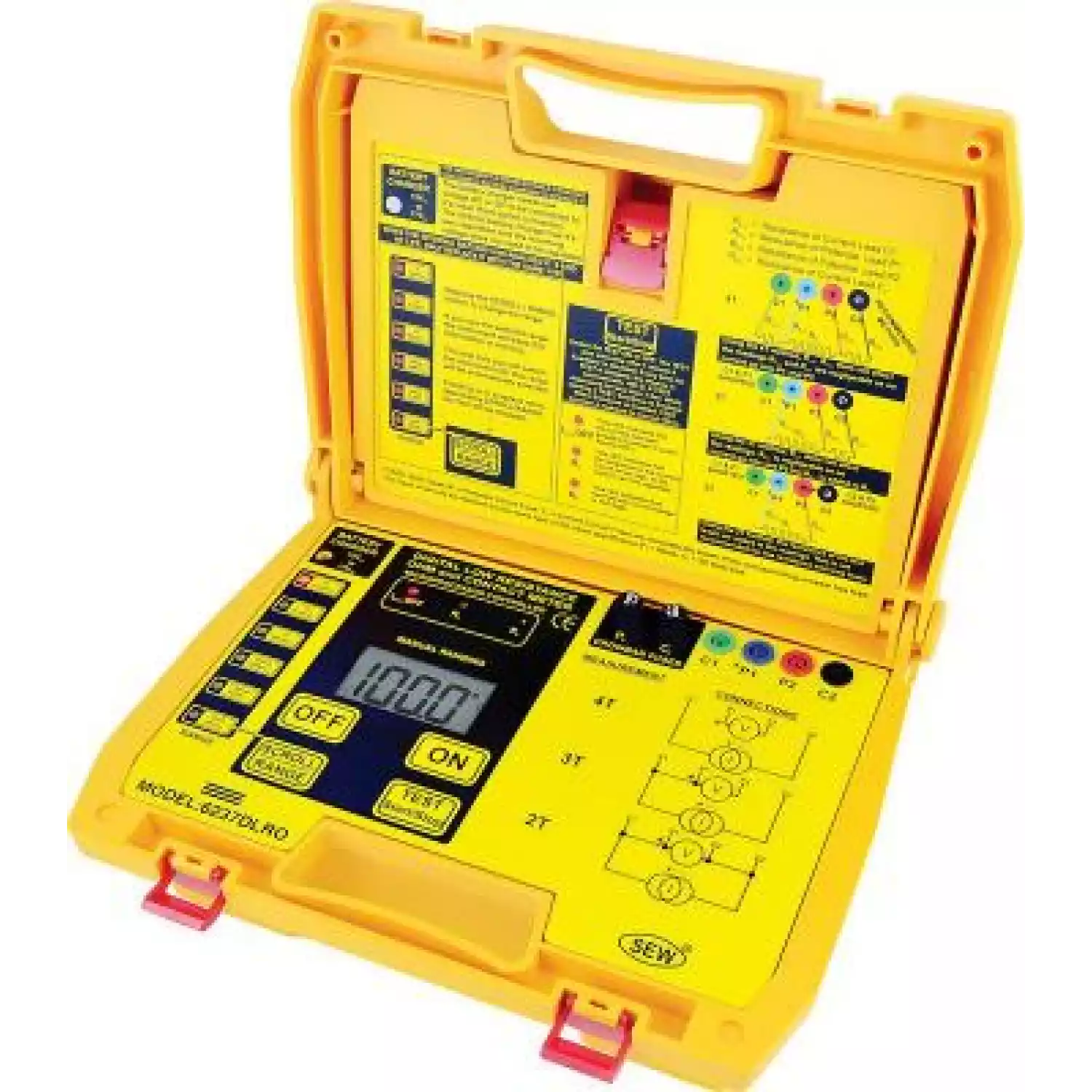 Цифровой измеритель сопротивления - микроомметр SEW 6237 DLRO - 1