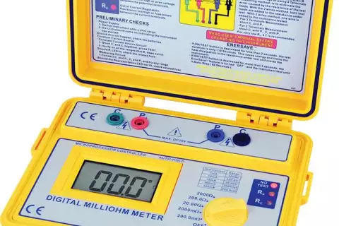 Цифровой измеритель сопротивления - микроомметр SEW 4137 MO
