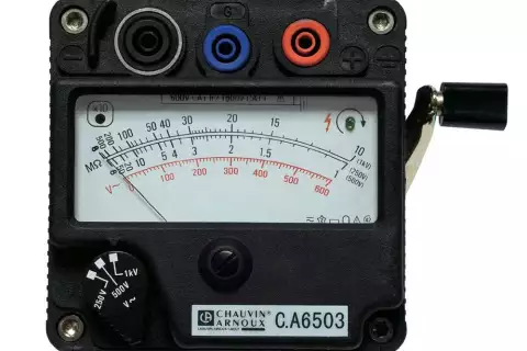 C.A 6503 — измеритель сопротивления изоляции, индукторный мегаомметр