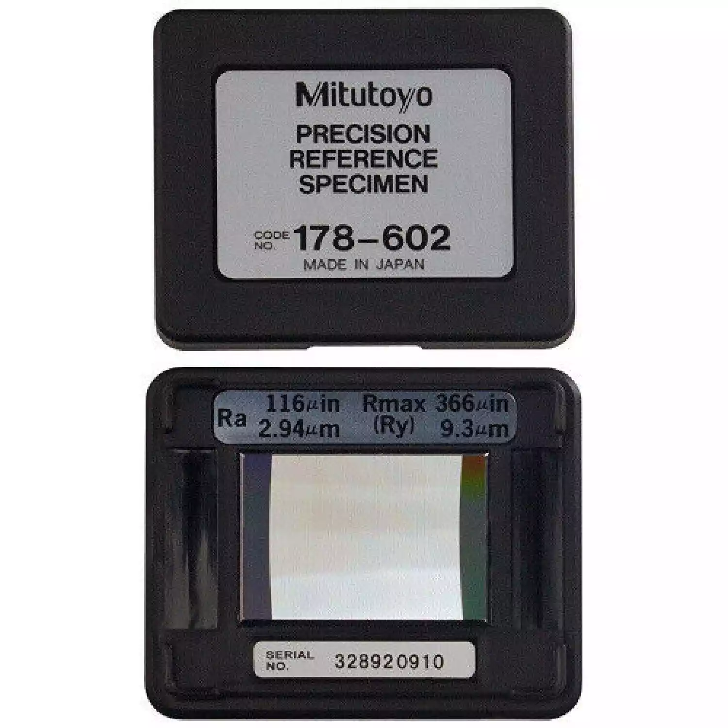 Mitutoyo 178-602 мера шероховатости, параметры Ra 2,94 мкм; R max (Ry) 9,3 мкм - 2