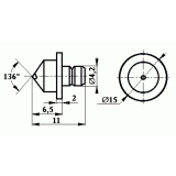 Наконечник алмазный тип НПМ для микротвердомеров ПМТ-3 и ПМТ-5 купить в Москве