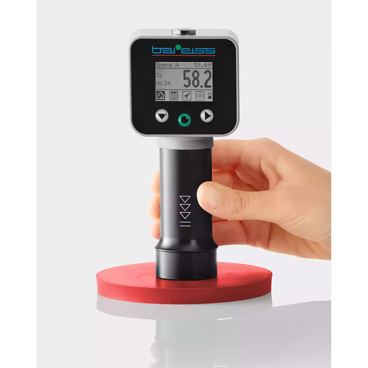 Bareiss BS 61 II механический штатив с твердомером (дюрометром) цифровым HPE III Шор А - 2