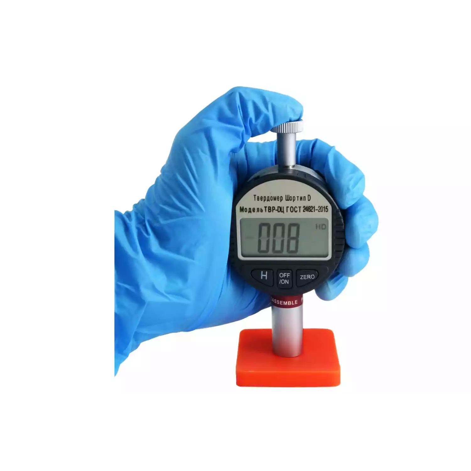 ТВР-DЦ твердомер (дюрометр) Шора тип D с цифровым индикатором - 10