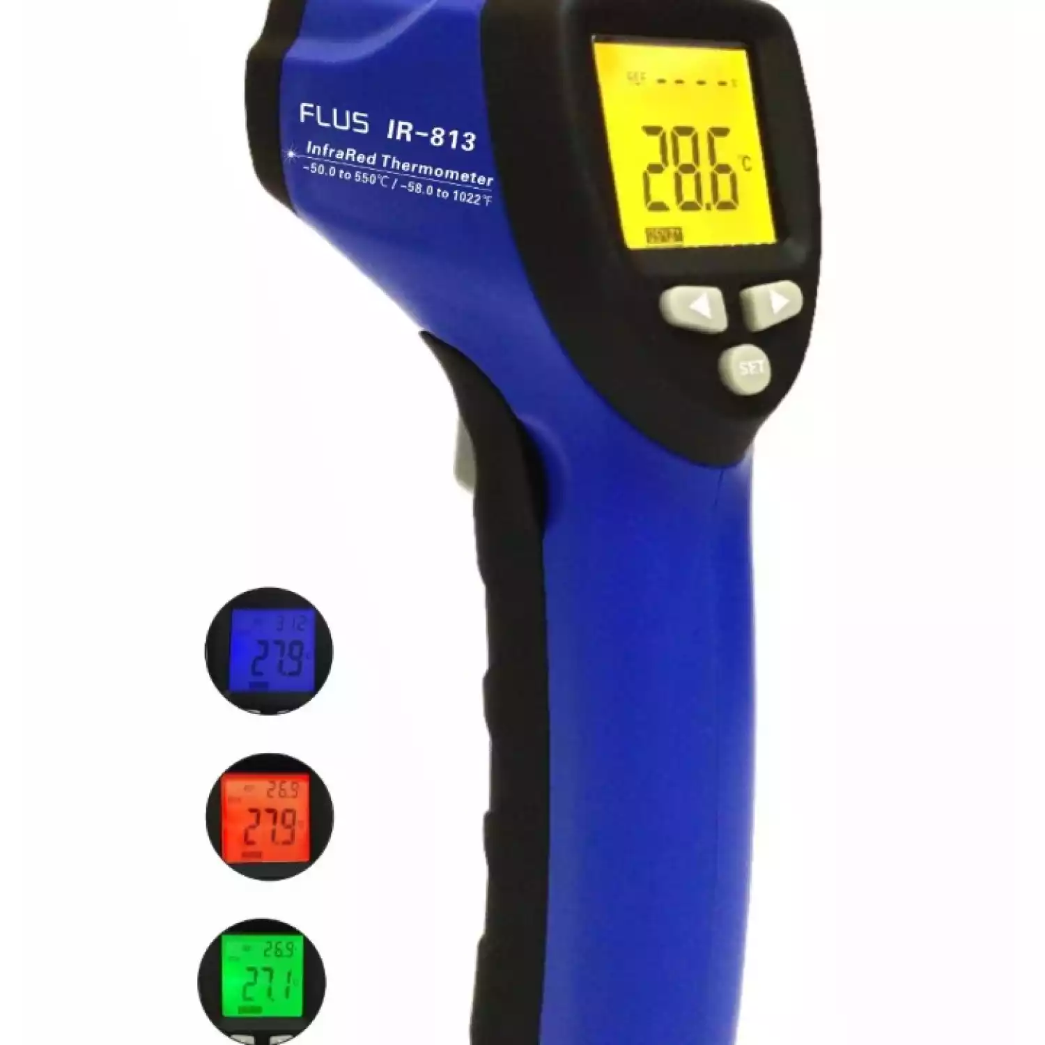 IR-813 Цветной инфракрасный термометр с четырехцветной жидкокристаллической индикацией - 1