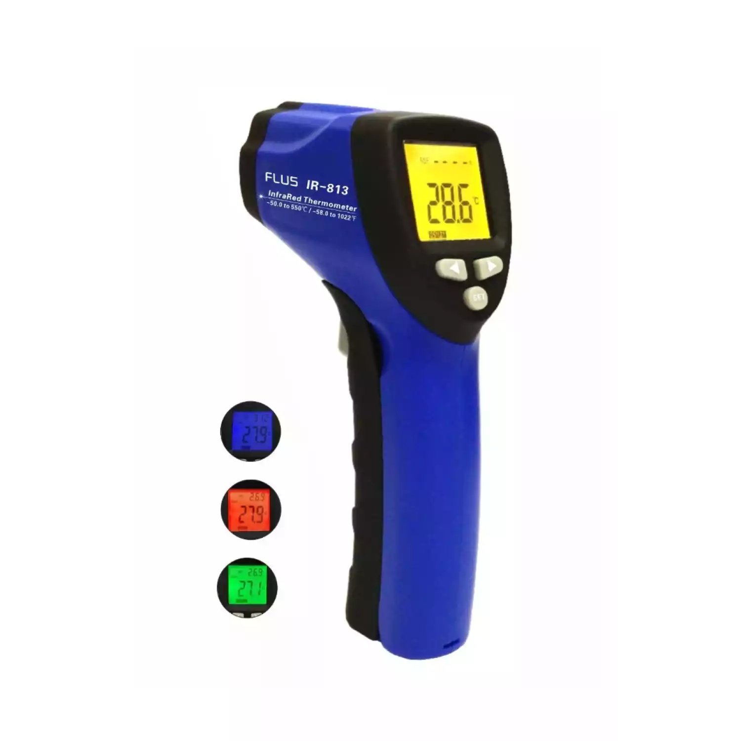 IR-813 Цветной инфракрасный термометр с четырехцветной жидкокристаллической индикацией - 1