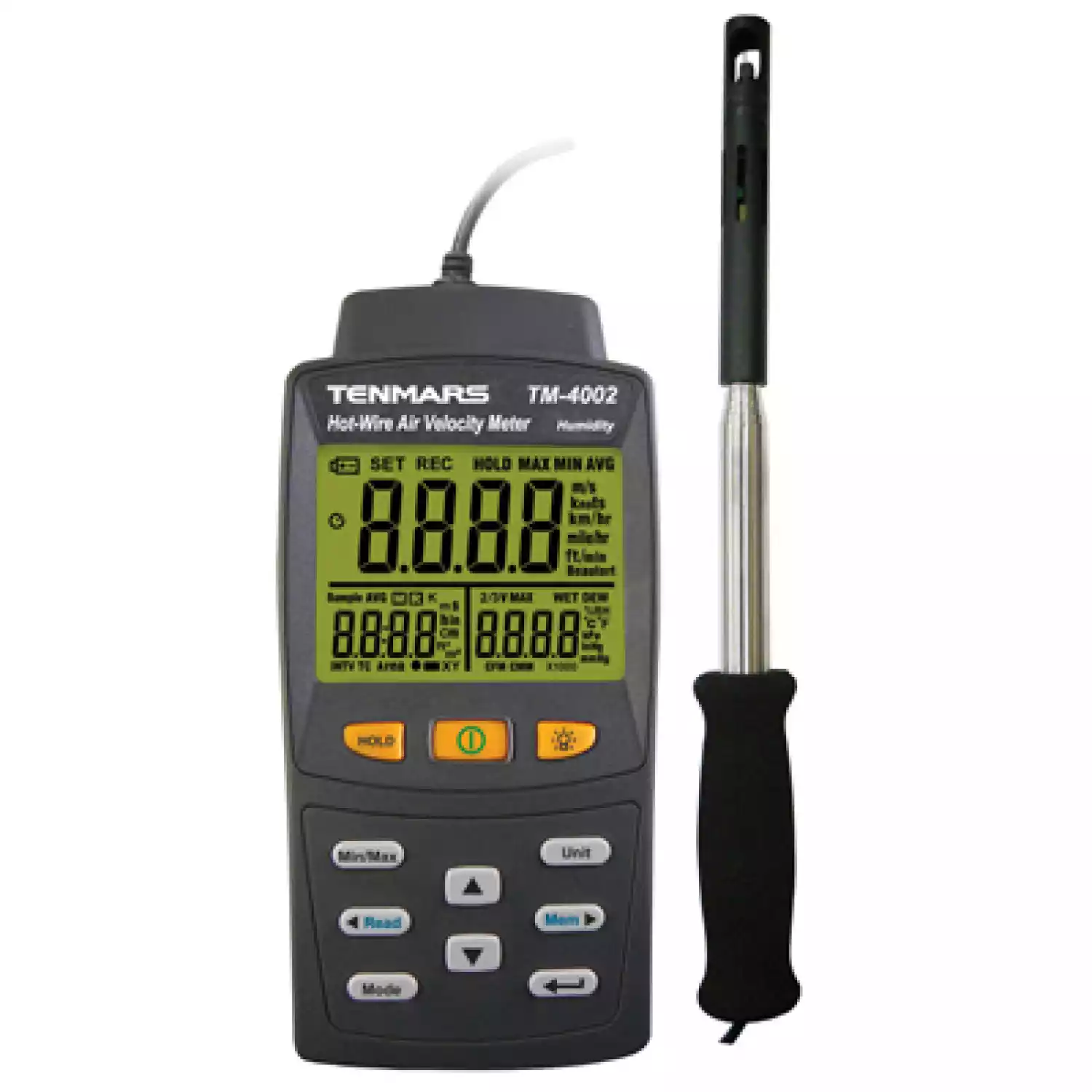 Портативный цифровой термоанемометр TM-4002 - 1