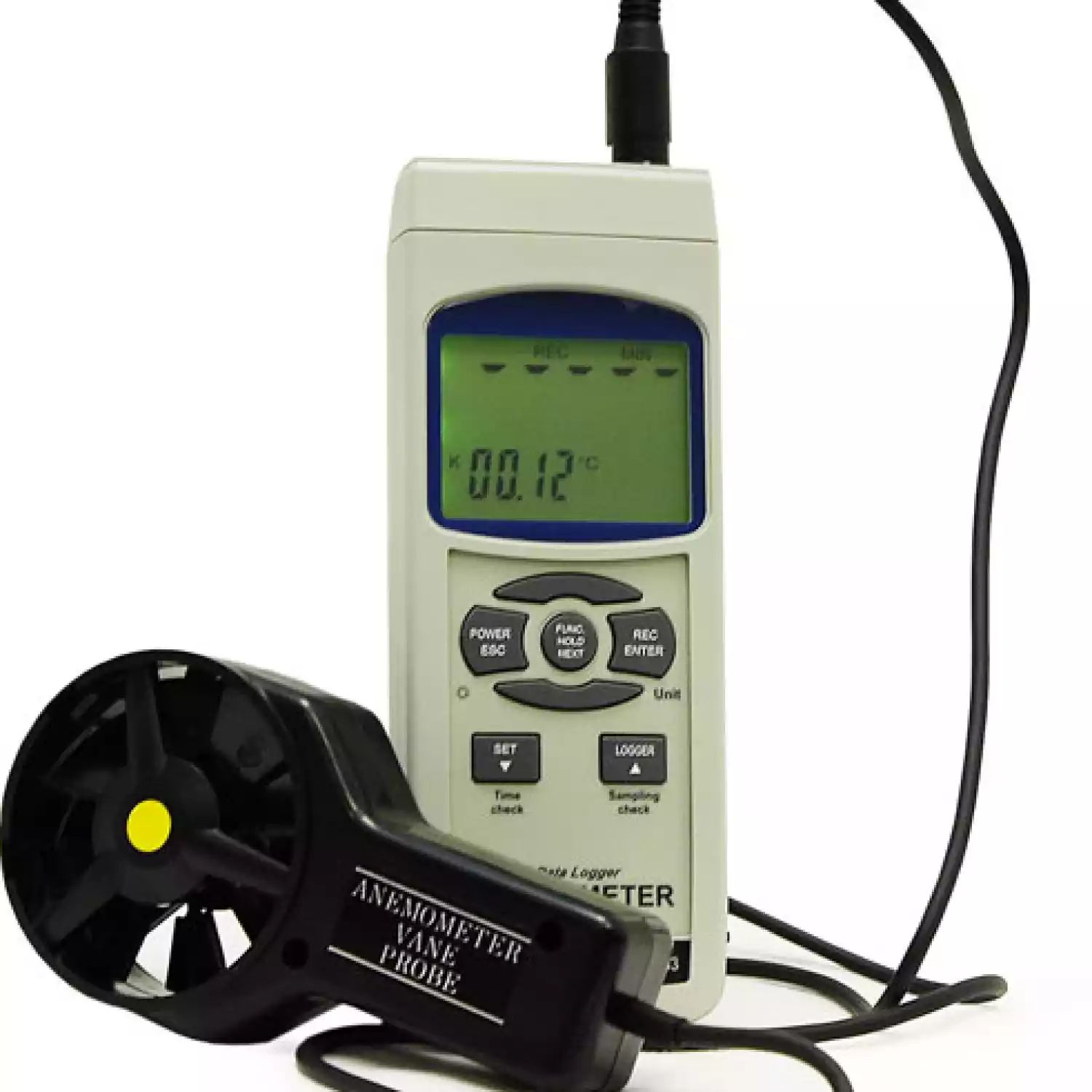 Анемометр-регистратор АТЕ-1033 с опцией Bluetooth интерфейса АТЕ-1033BT - 1
