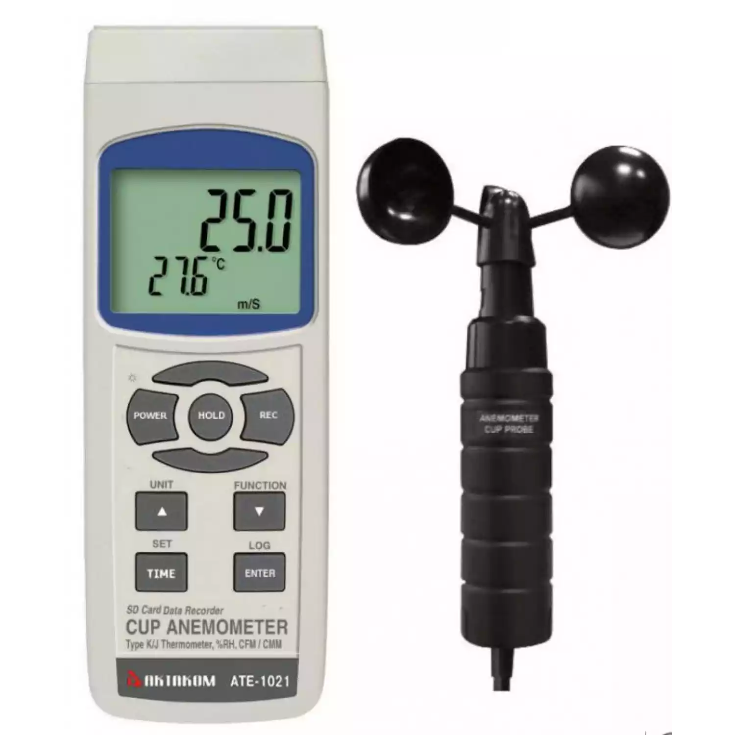 Анемометр-регистратор Актаком АТЕ-1021 - 1