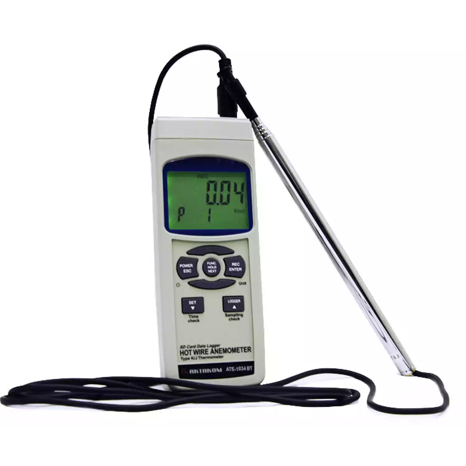 Анемометр-регистратор с опцией Bluetooth интерфейса АТЕ-1034BT - 1