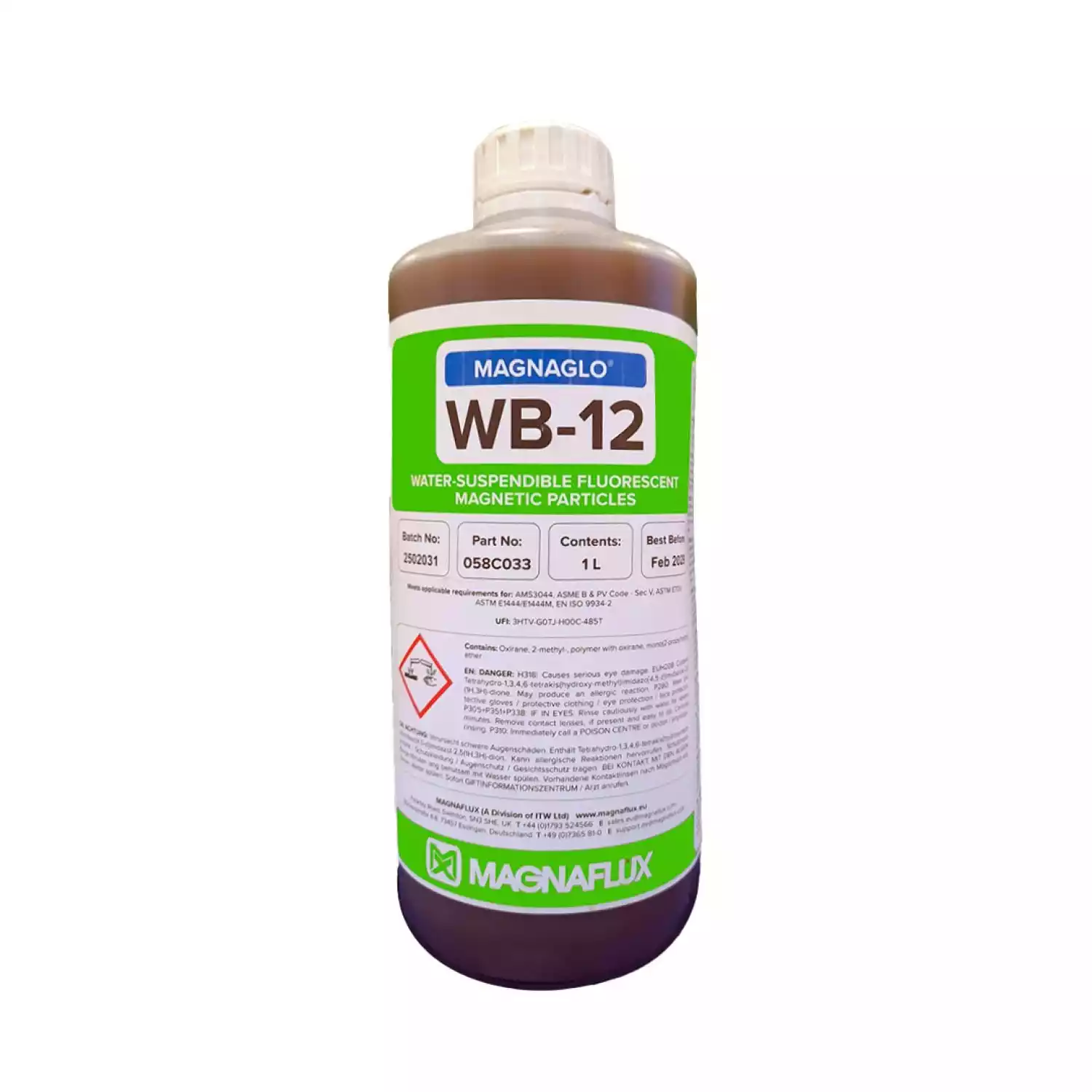 Люминесцентный магнитный концентрат Magnaglo WB-12 - 1