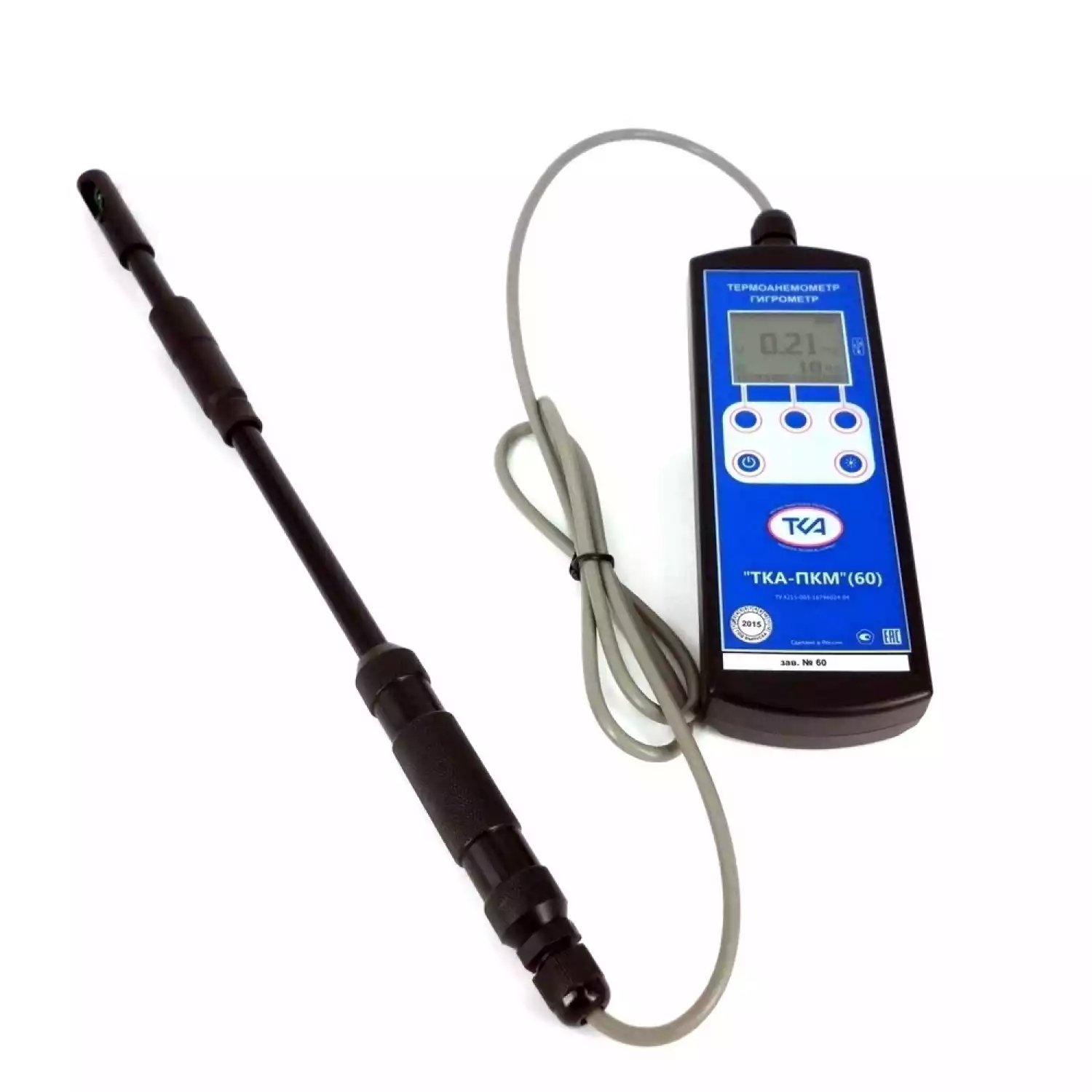 Термоанемометр + Гигрометр ТКА-ПКМ 60 - 1