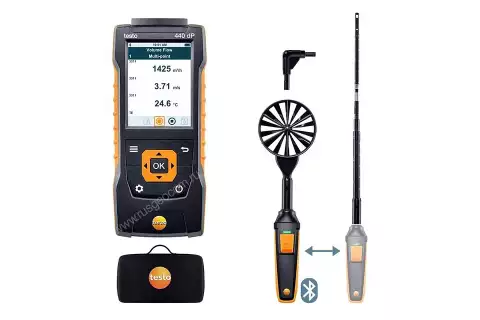Testo 440 delta P комплект для вентиляции 1 с Bluetooth
