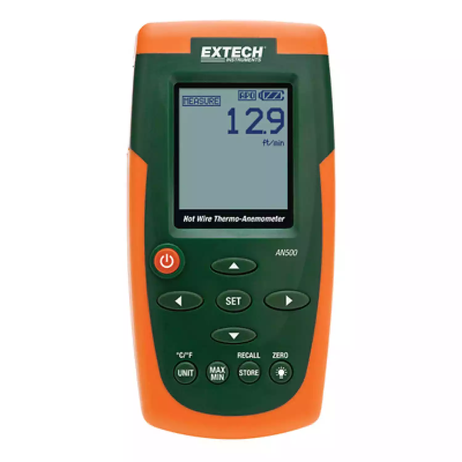 Термоанемометр с нитью накала/измеритель расхода воздуха Extech AN500 - 1