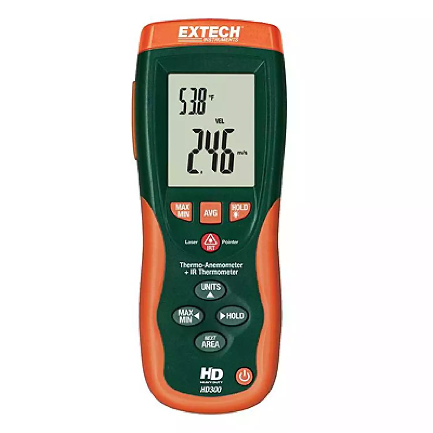 Термоанемометр + ИК термометр Extech HD300 - 1