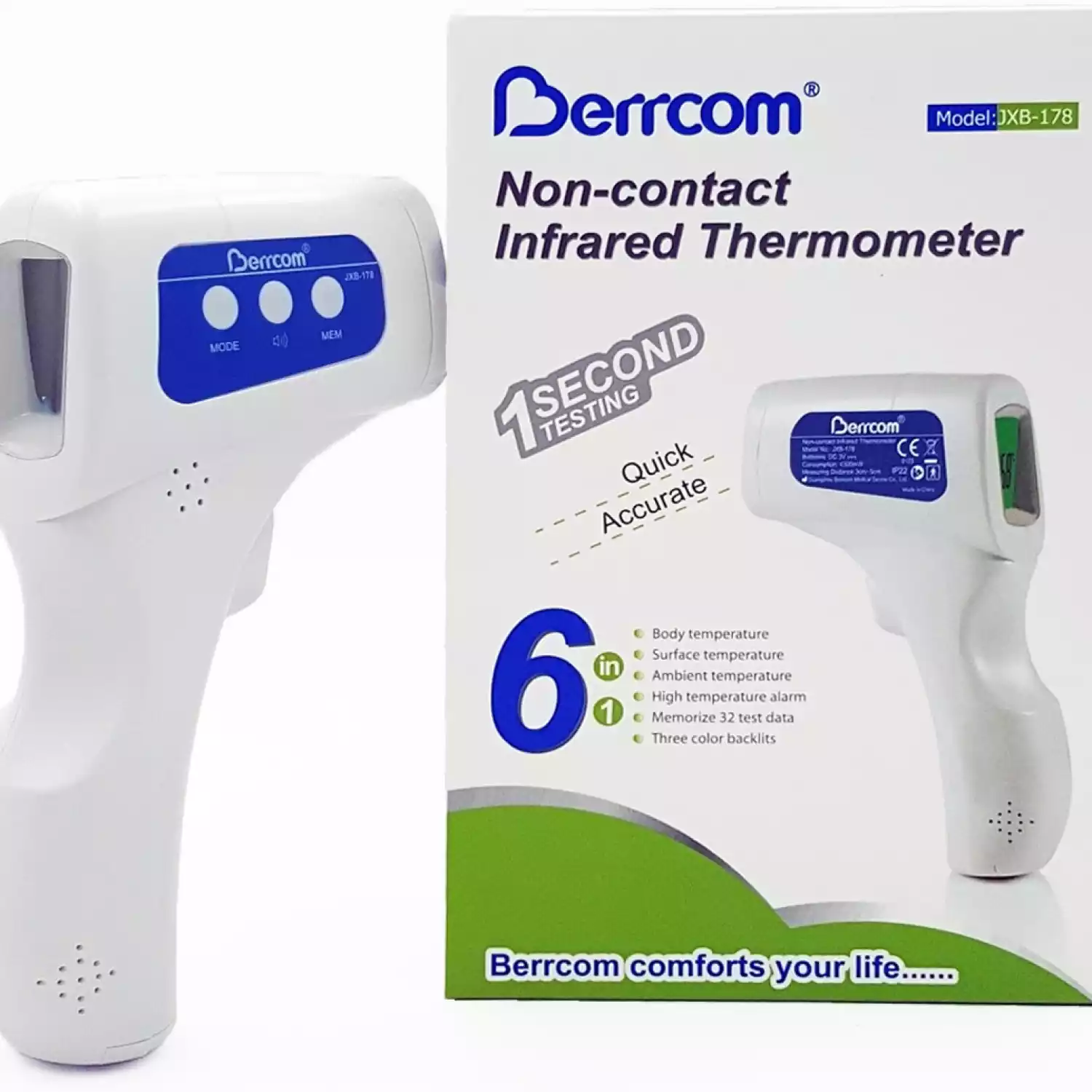 Бесконтактный инфракрасный термометр Berrcom JXB-178 - 4