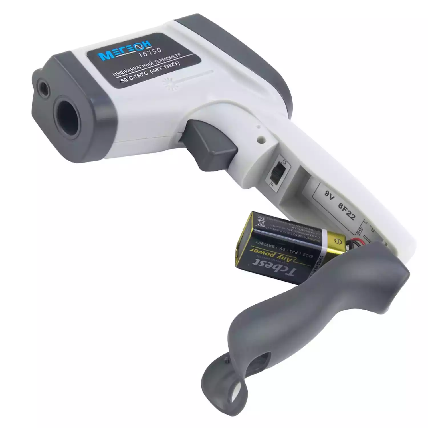 Инфракрасный измеритель температуры с цветным дисплеем МЕГЕОН 16750 - 3