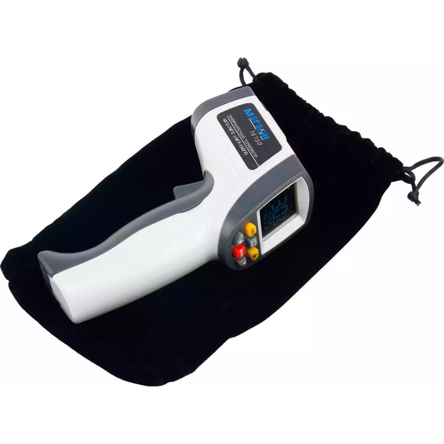 Инфракрасный измеритель температуры с цветным дисплеем МЕГЕОН 16750 - 5