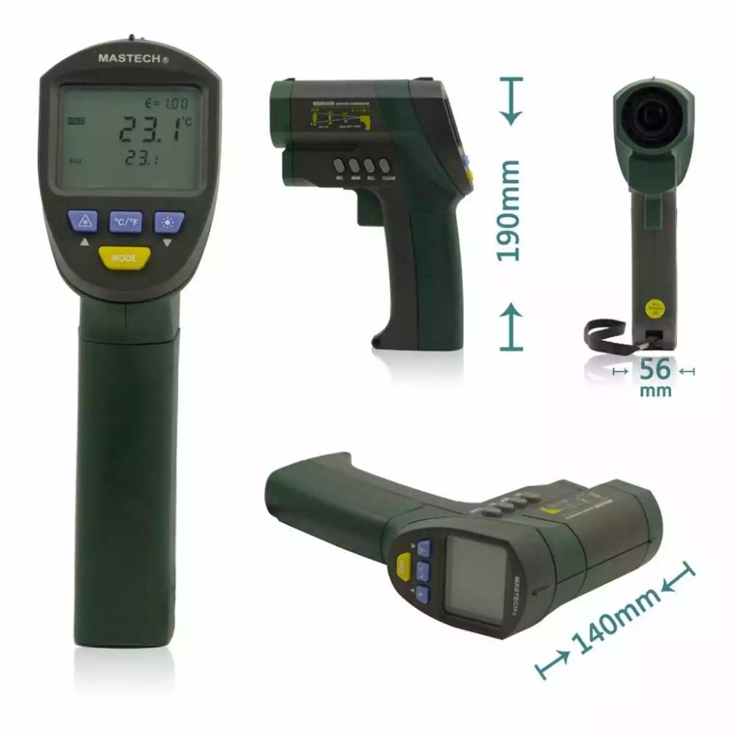 Бесконтактный измеритель температуры Mastech MS6540A - 5