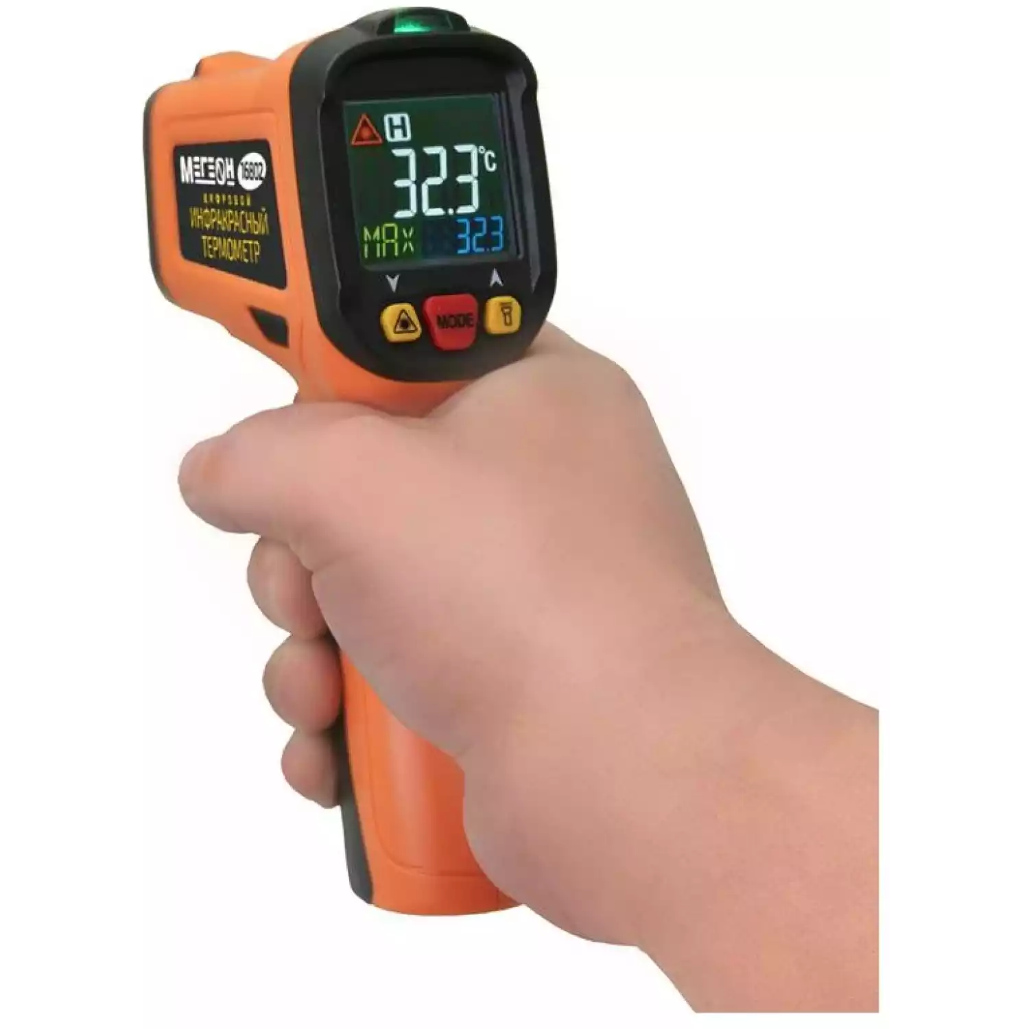 Инфракрасный термометр с термопарой МЕГЕОН 16802 - 4