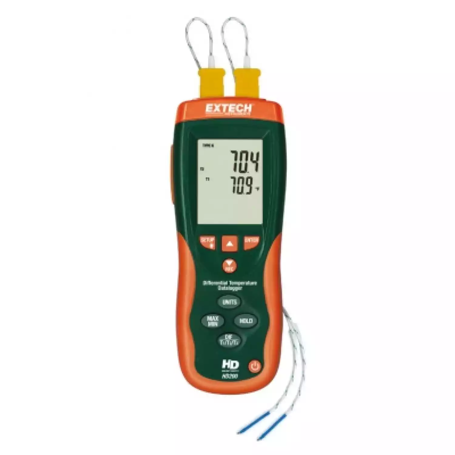 Дифференциальный термометр-регистратор Extech HD200 двойного - 2