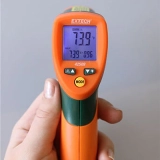 Пирометр Extech 42509 инфракрасный термометр с двойным лазером купить в Москве