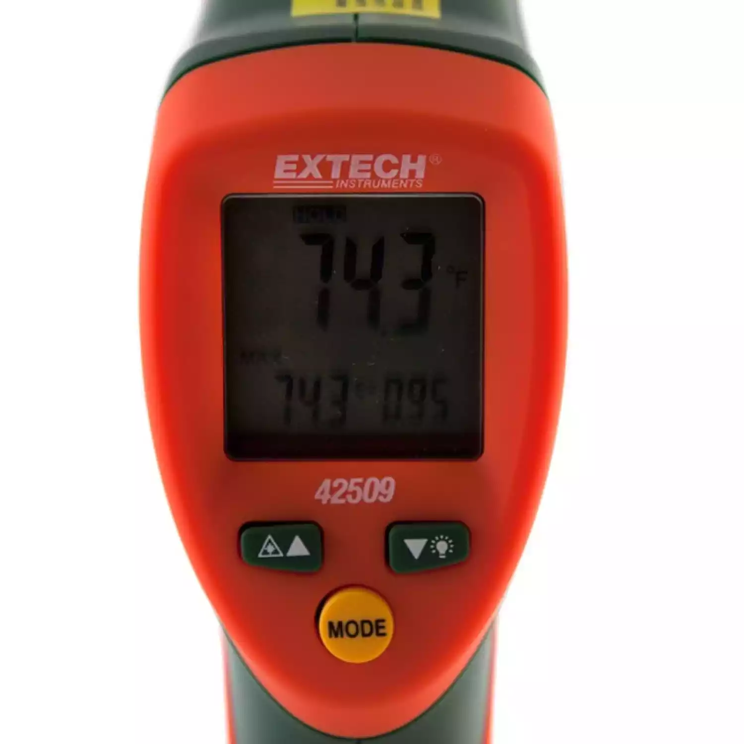 Пирометр Extech 42509 инфракрасный термометр с двойным лазером - 4