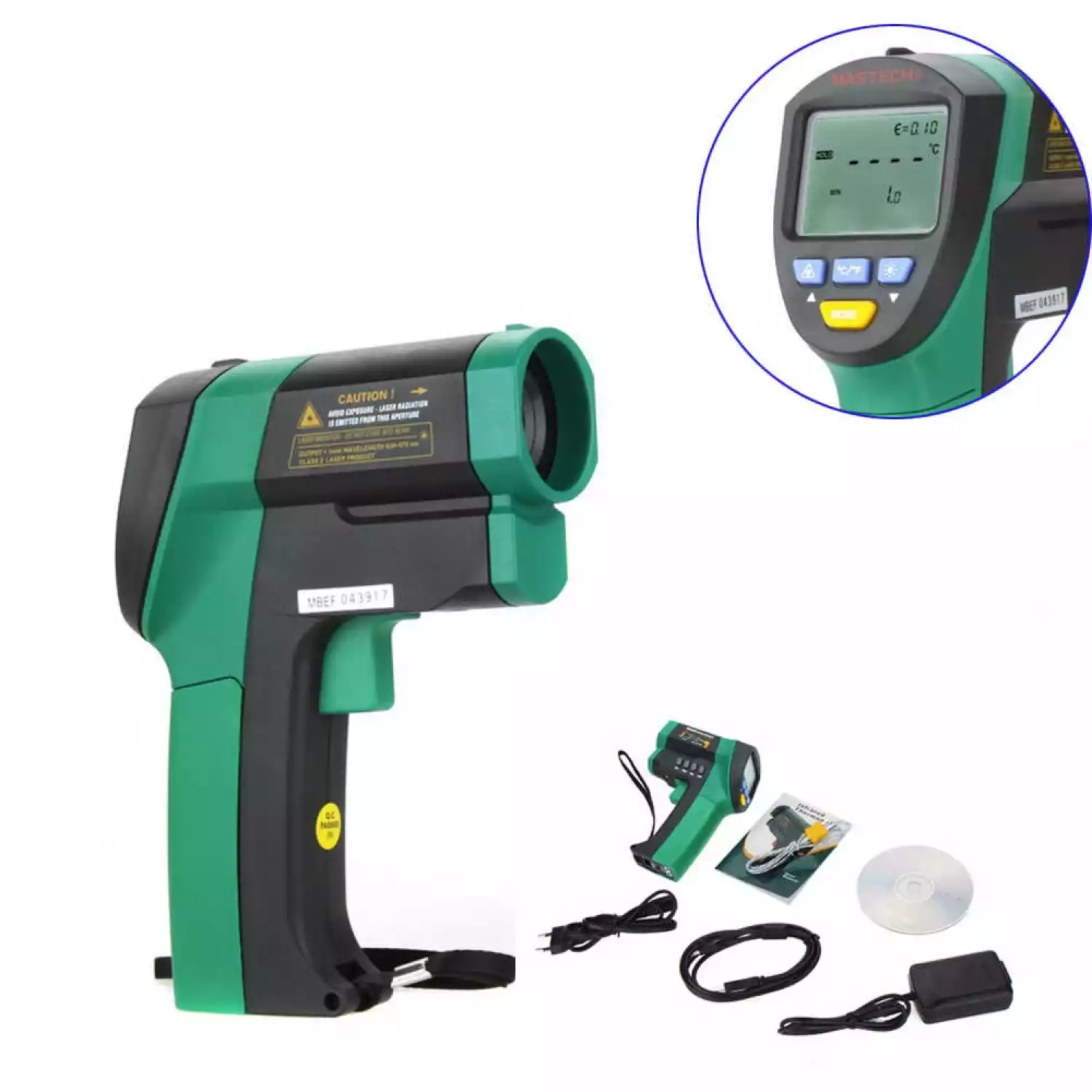 Бесконтактный измеритель температуры Mastech MS6550A - 2