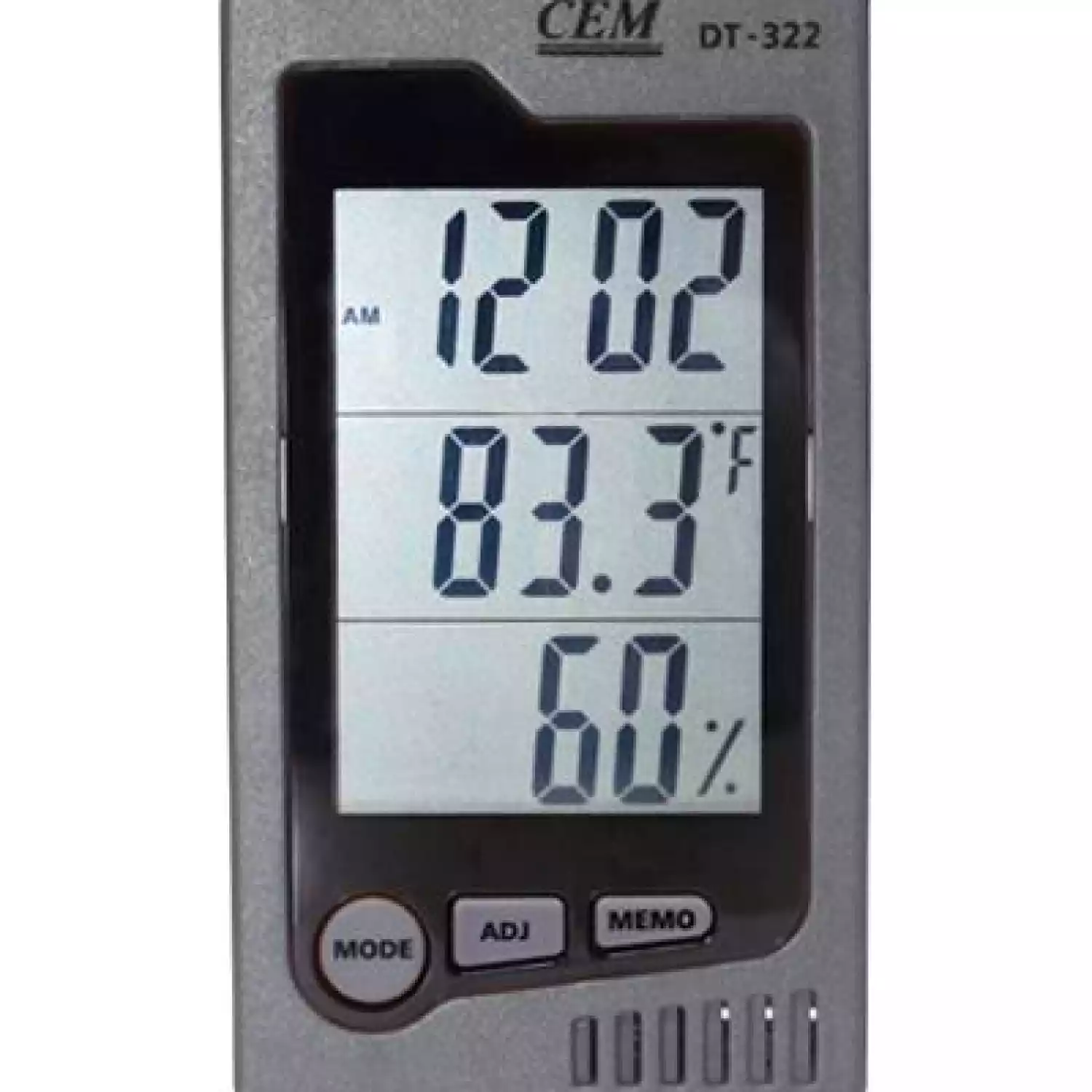 Часы метеостанция CEM DT-322 термогигрометр - 1