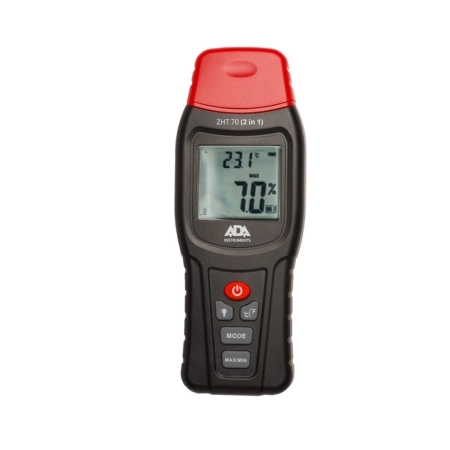 Измеритель влажности и температуры контактный ADA ZHT 70 (2 in 1) (древесина, строительные материалы, температура воздуха)