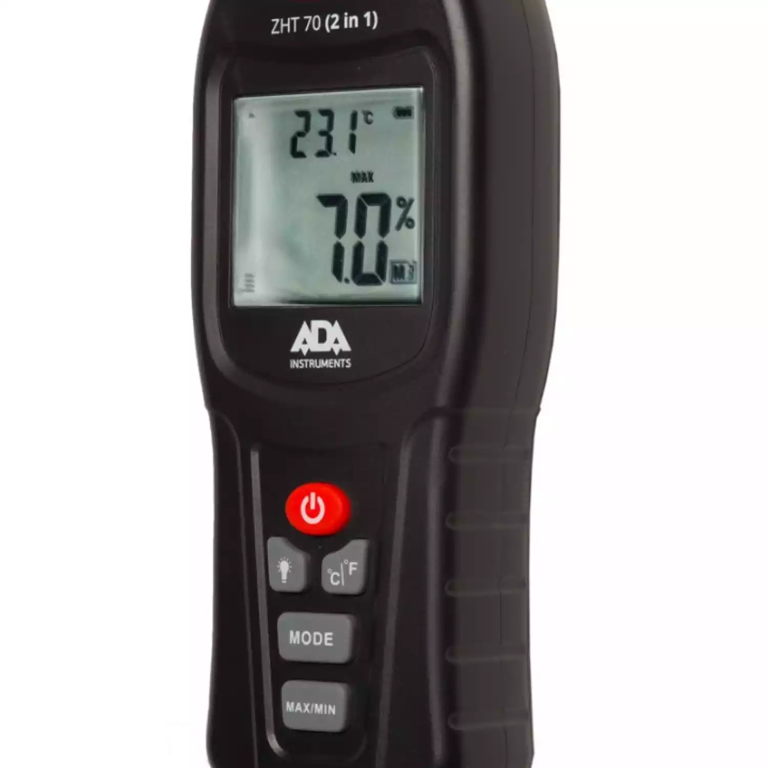 Измеритель влажности и температуры контактный ADA ZHT 70 (2 in 1) (древесина, строительные материалы, температура воздуха) - 3