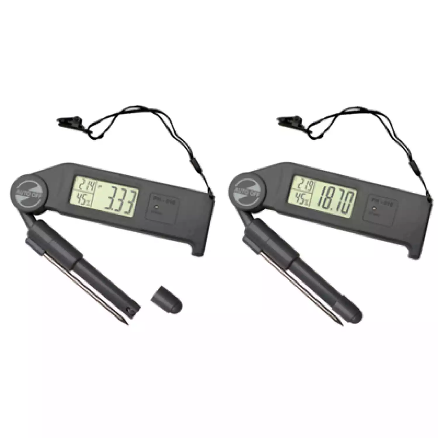 Складной pH-метр, термометр, гигрометр KL-010 - 1