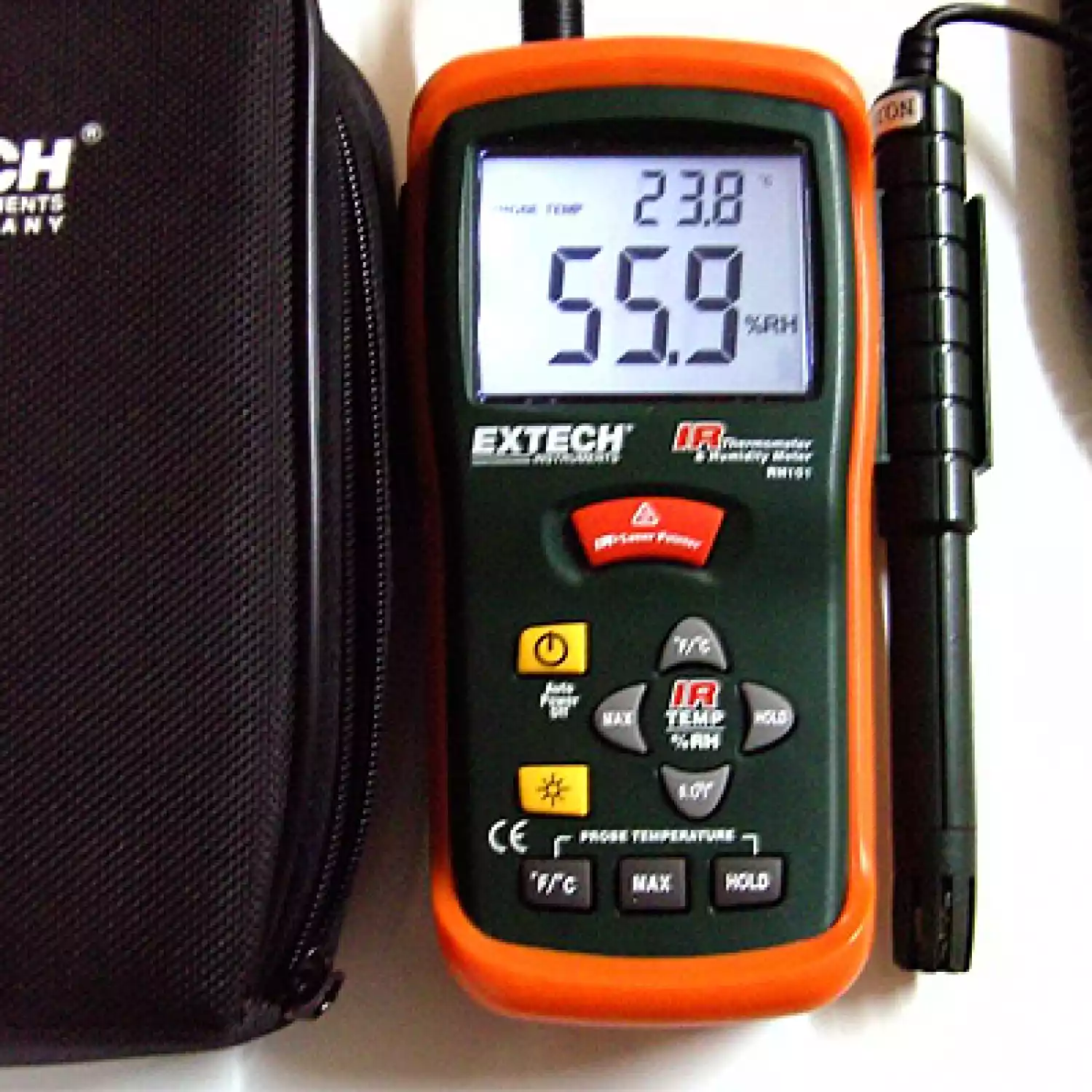 Гигрометр + Инфракрасный термометр Extech RH101 - 2