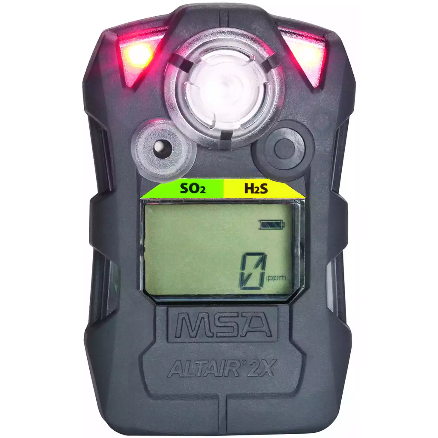 ALTAIR 2X SO₂ газоанализатор, пороги тревог: 1, 2, 1, 1 ppm, фосфоровый корпус - 1
