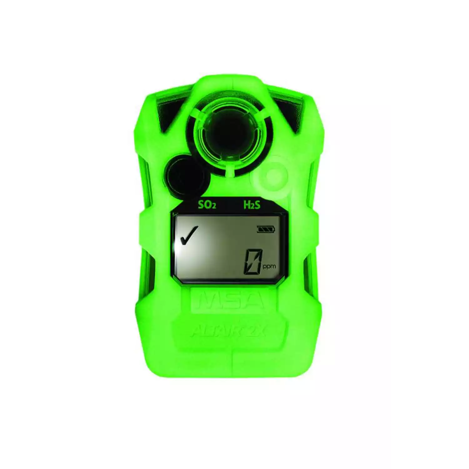 ALTAIR 2X H2S-Pulse газоанализатор, пороги тревог: 10 ppm и 15 ppm, фосфоровый корпус - 3